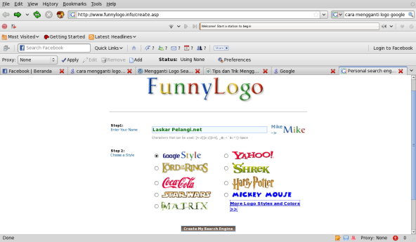 Website Funny Logo